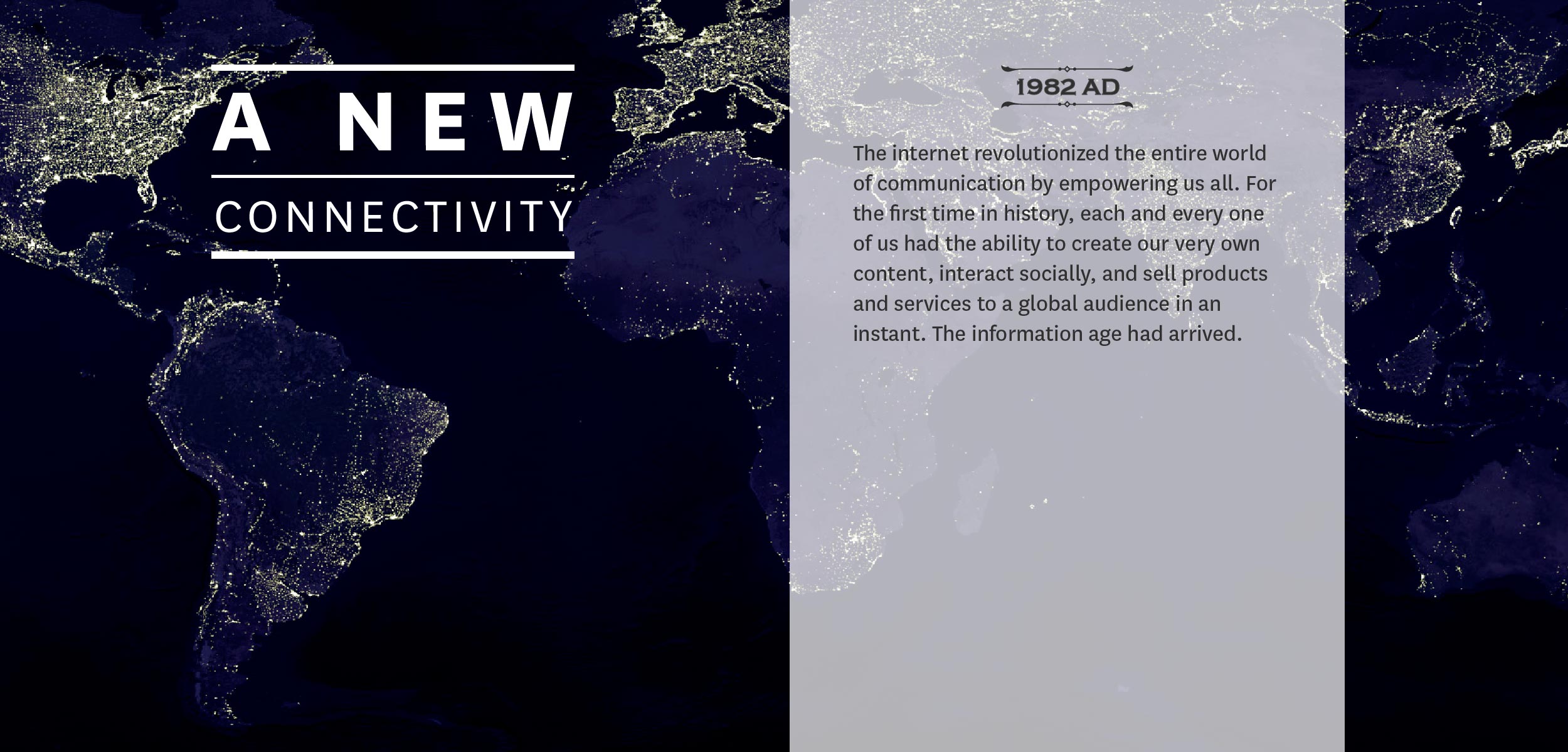 Evolution of Communication: A New Connection